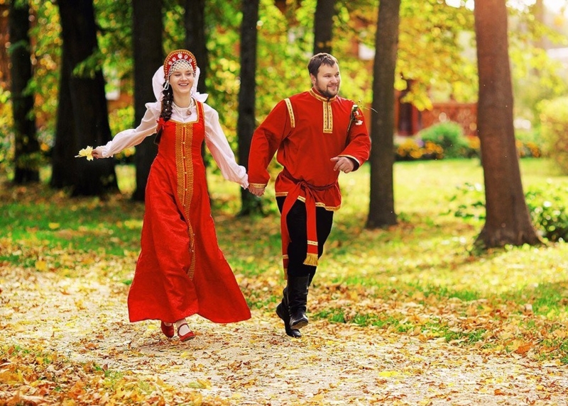 Свадьба в русском стиле